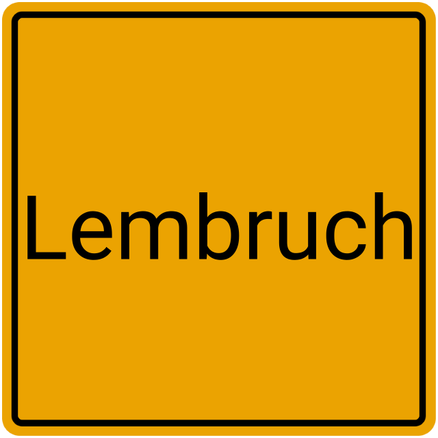 Meldebestätigung Lembruch