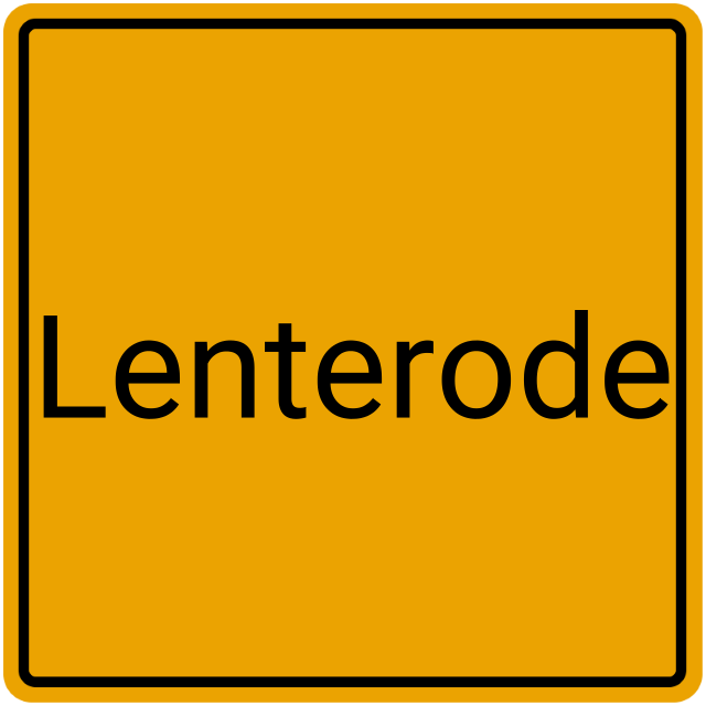 Meldebestätigung Lenterode