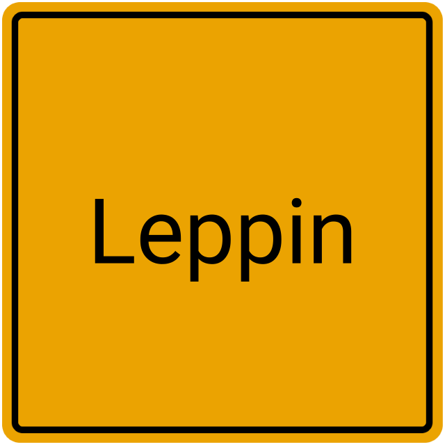 Meldebestätigung Leppin