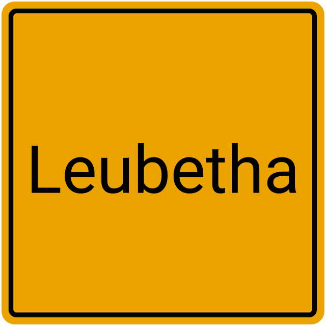 Meldebestätigung Leubetha