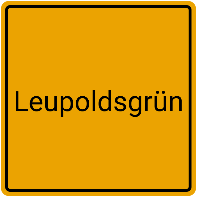 Meldebestätigung Leupoldsgrün