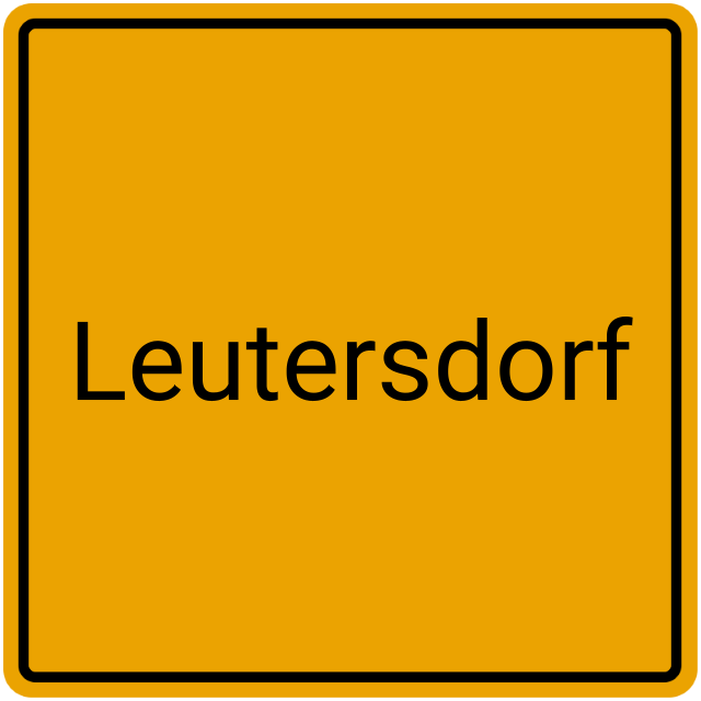 Meldebestätigung Leutersdorf