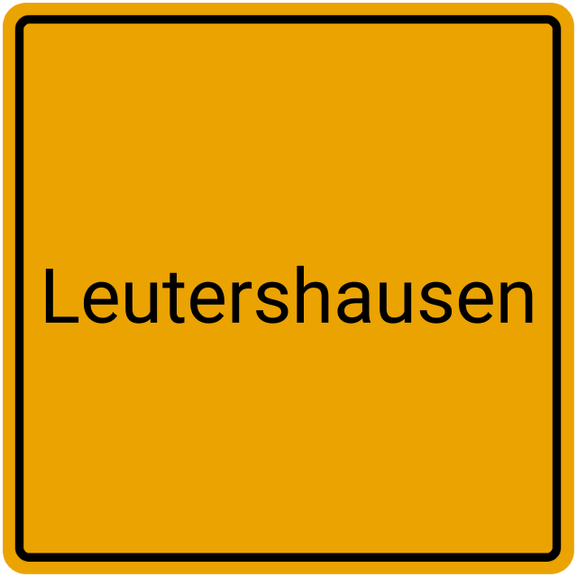 Meldebestätigung Leutershausen