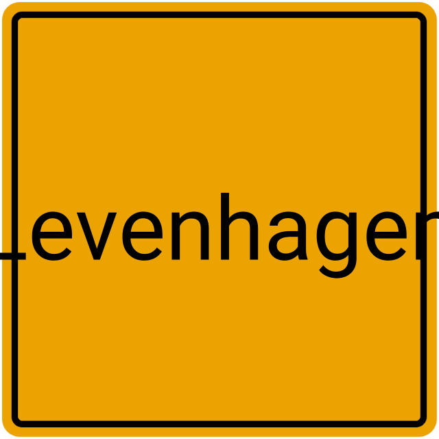 Meldebestätigung Levenhagen