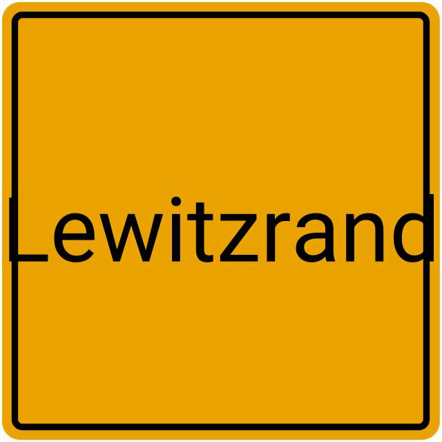 Meldebestätigung Lewitzrand