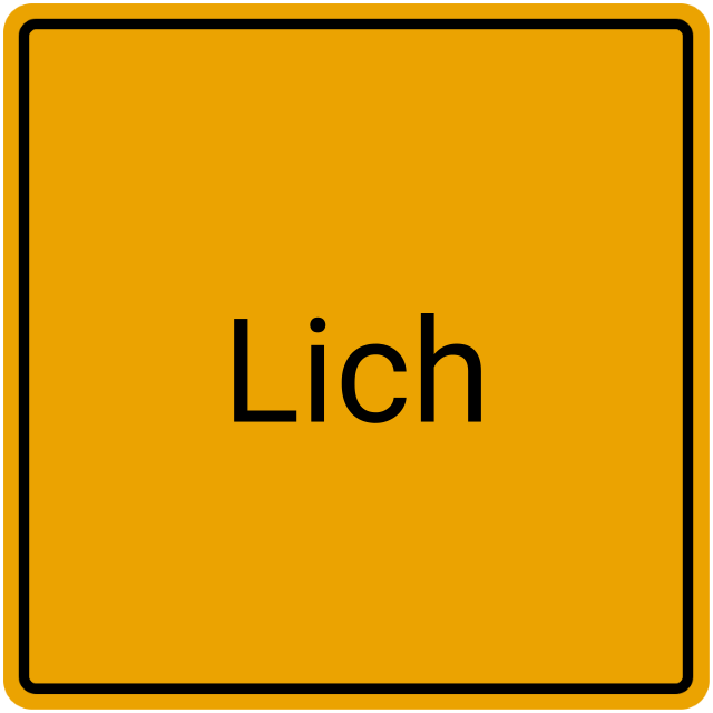 Meldebestätigung Lich