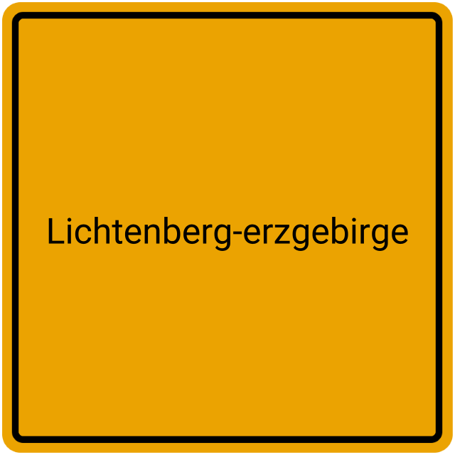 Meldebestätigung Lichtenberg-Erzgebirge