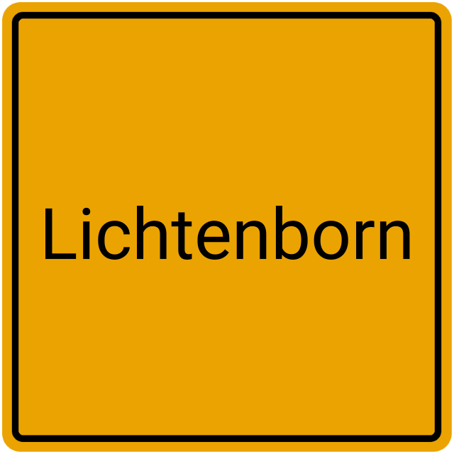 Meldebestätigung Lichtenborn