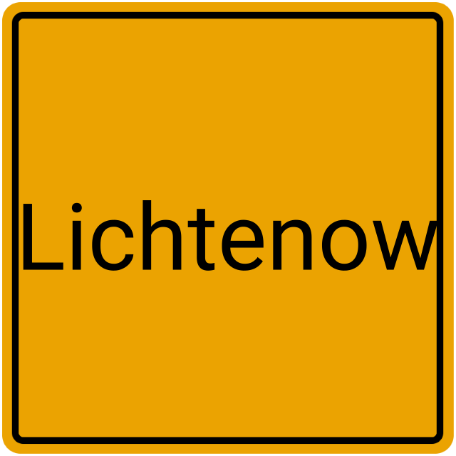 Meldebestätigung Lichtenow