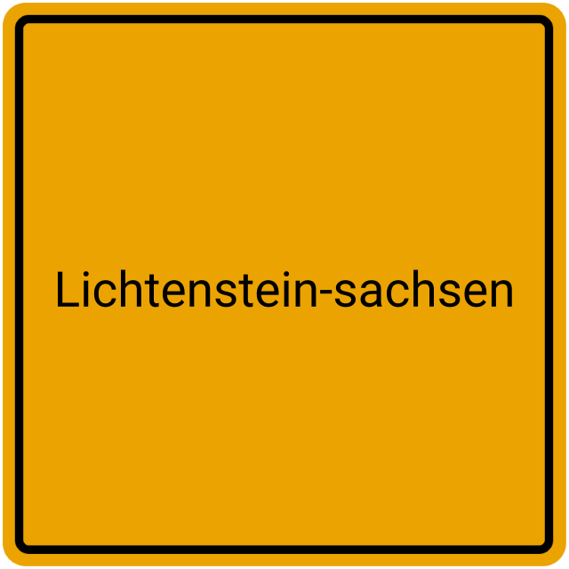 Meldebestätigung Lichtenstein-Sachsen