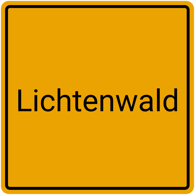 Meldebestätigung Lichtenwald