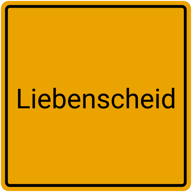 Meldebestätigung Liebenscheid