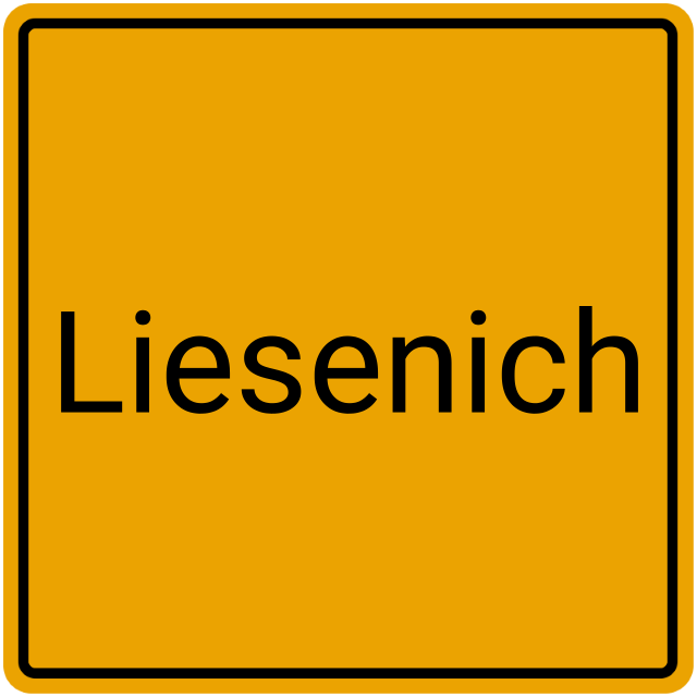 Meldebestätigung Liesenich