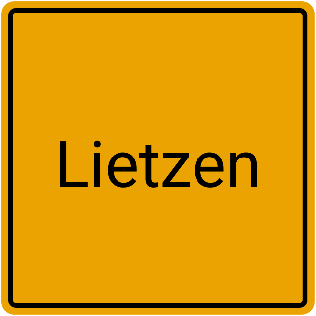 Meldebestätigung Lietzen