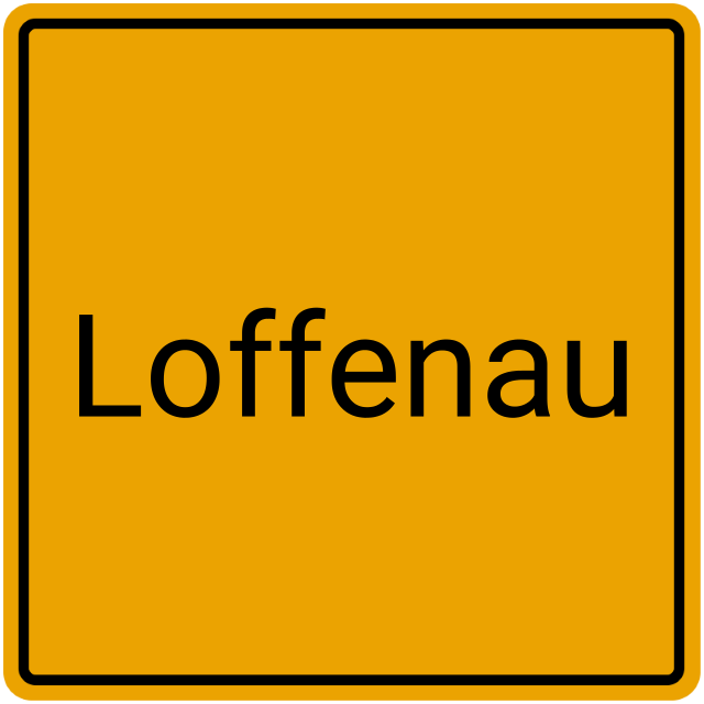 Meldebestätigung Loffenau