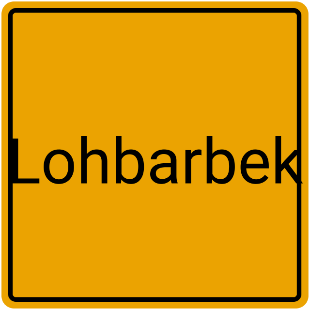 Meldebestätigung Lohbarbek