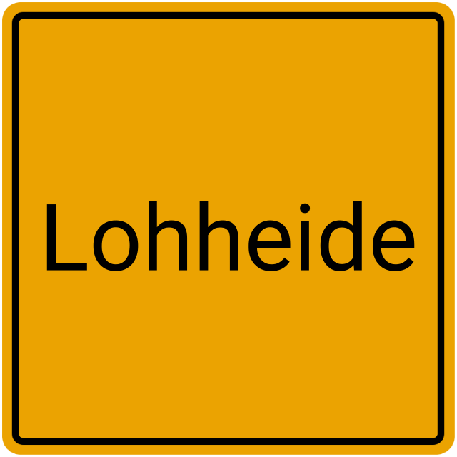 Meldebestätigung Lohheide