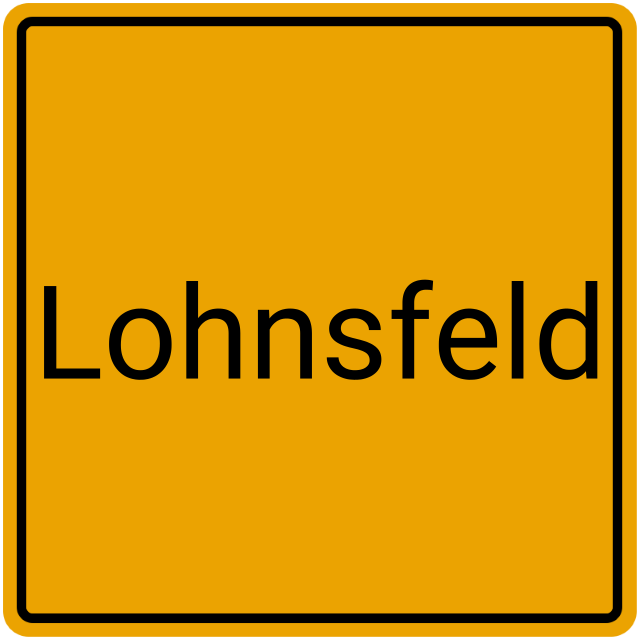 Meldebestätigung Lohnsfeld