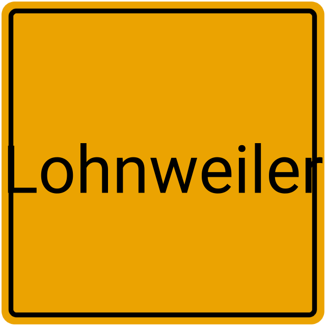 Meldebestätigung Lohnweiler