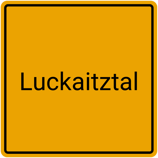 Meldebestätigung Luckaitztal