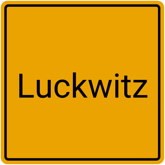 Meldebestätigung Luckwitz