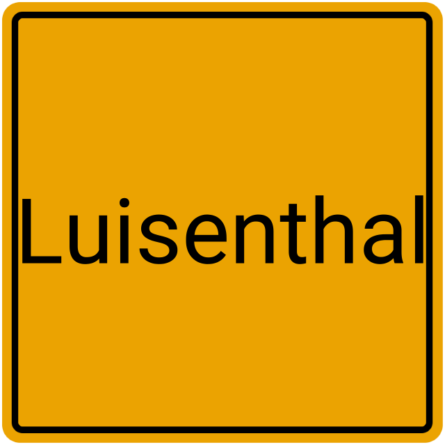 Meldebestätigung Luisenthal