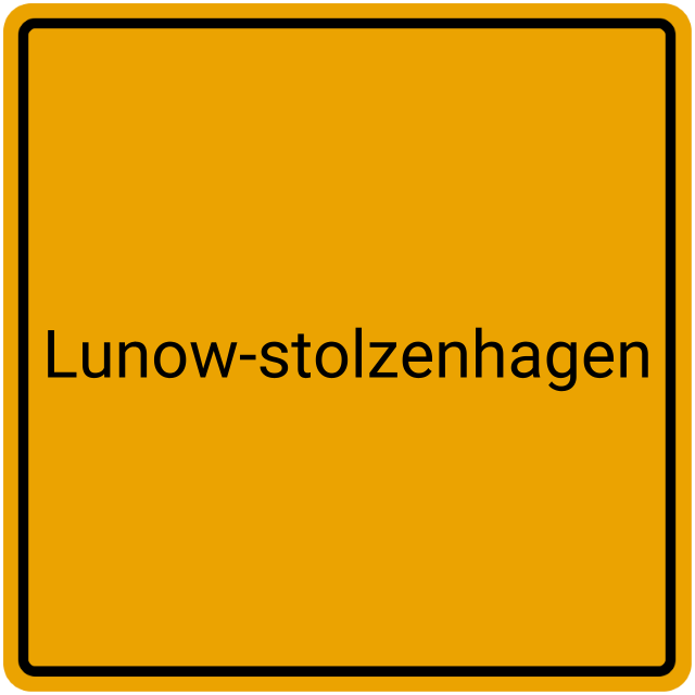 Meldebestätigung Lunow-Stolzenhagen