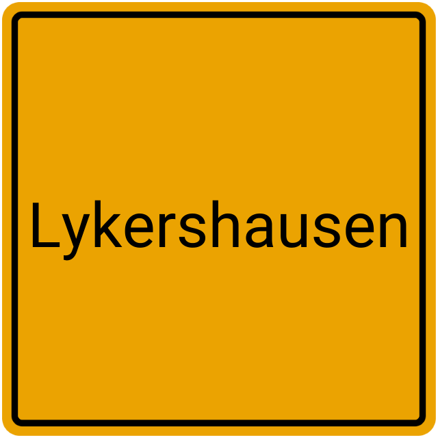 Meldebestätigung Lykershausen