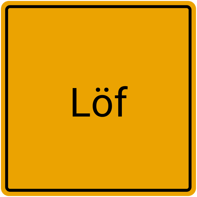 Meldebestätigung Löf