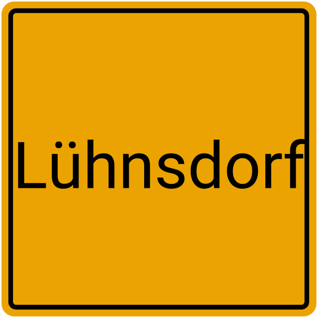 Meldebestätigung Lühnsdorf