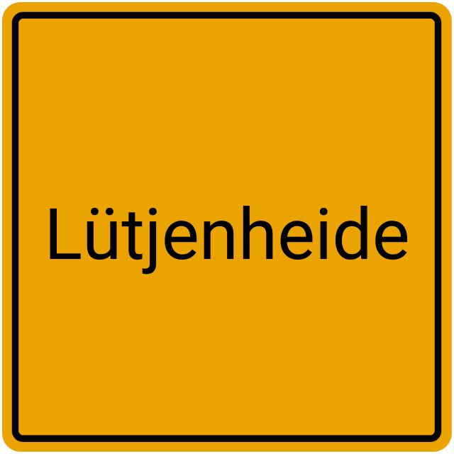 Meldebestätigung Lütjenheide
