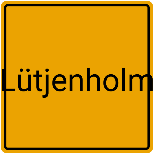 Meldebestätigung Lütjenholm