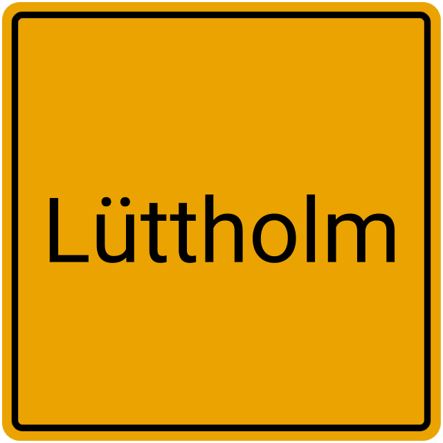 Meldebestätigung Lüttholm