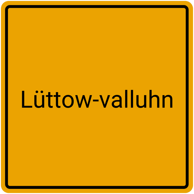 Meldebestätigung Lüttow-Valluhn