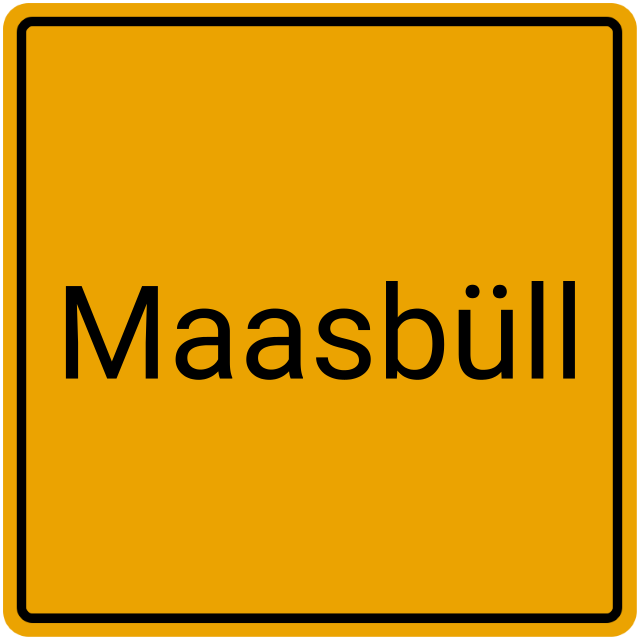 Meldebestätigung Maasbüll