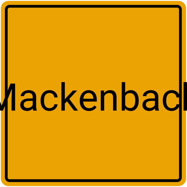Meldebestätigung Mackenbach