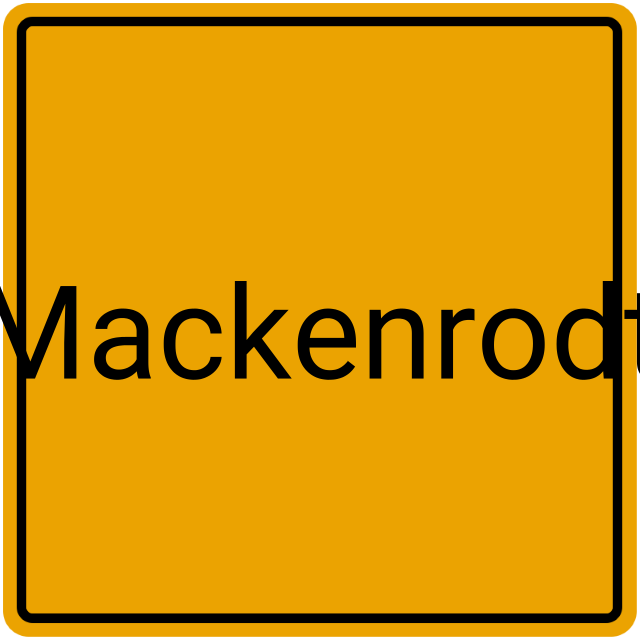 Meldebestätigung Mackenrodt