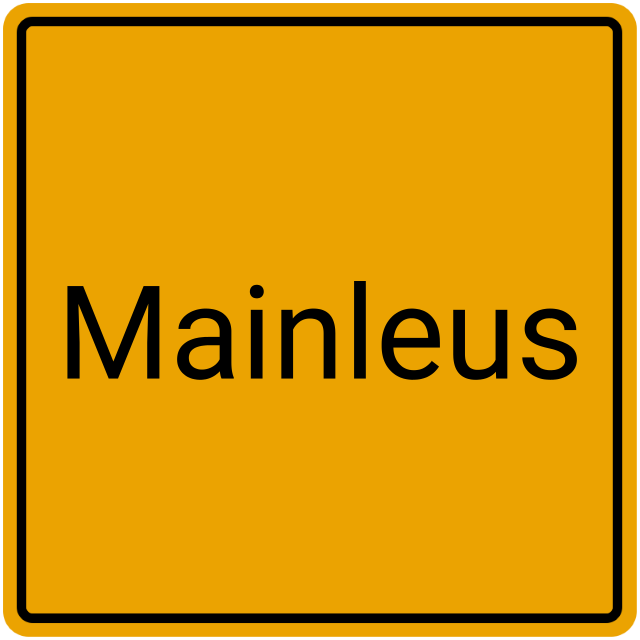 Meldebestätigung Mainleus