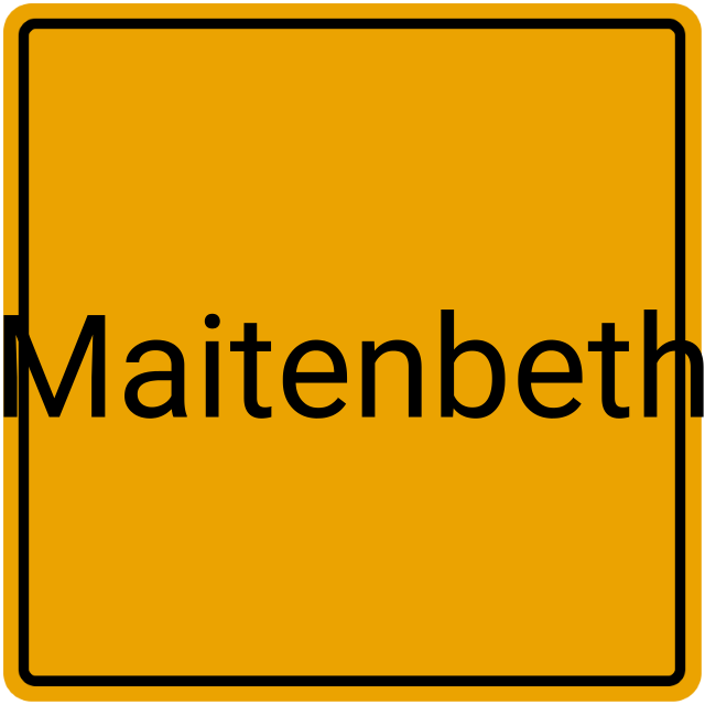 Meldebestätigung Maitenbeth