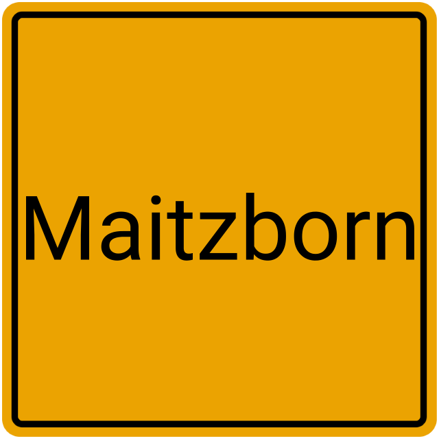 Meldebestätigung Maitzborn