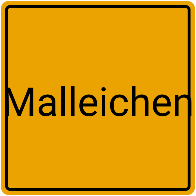 Meldebestätigung Malleichen
