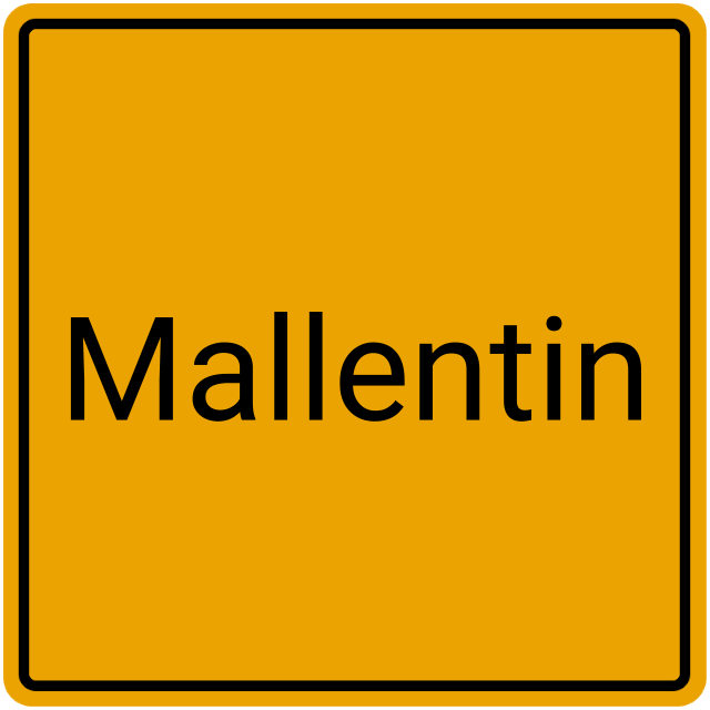 Meldebestätigung Mallentin