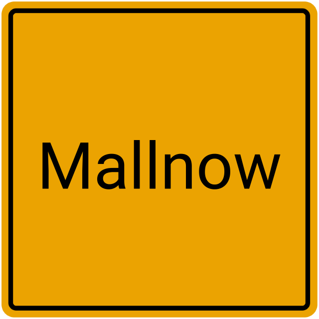 Meldebestätigung Mallnow