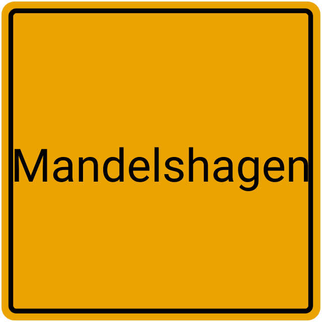 Meldebestätigung Mandelshagen