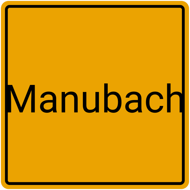 Meldebestätigung Manubach