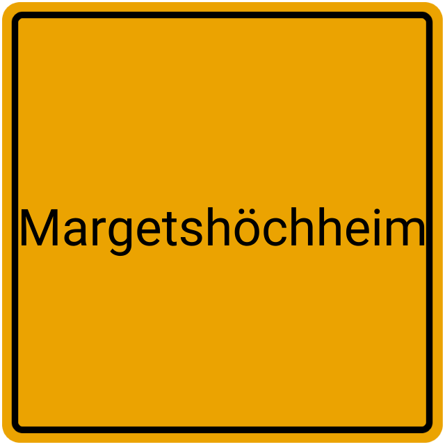 Meldebestätigung Margetshöchheim