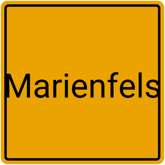 Meldebestätigung Marienfels