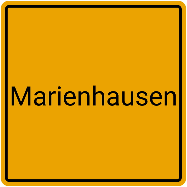 Meldebestätigung Marienhausen