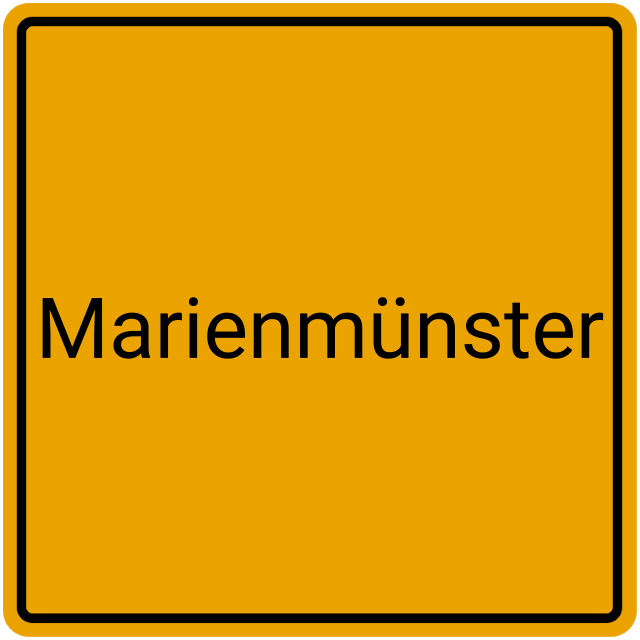 Meldebestätigung Marienmünster