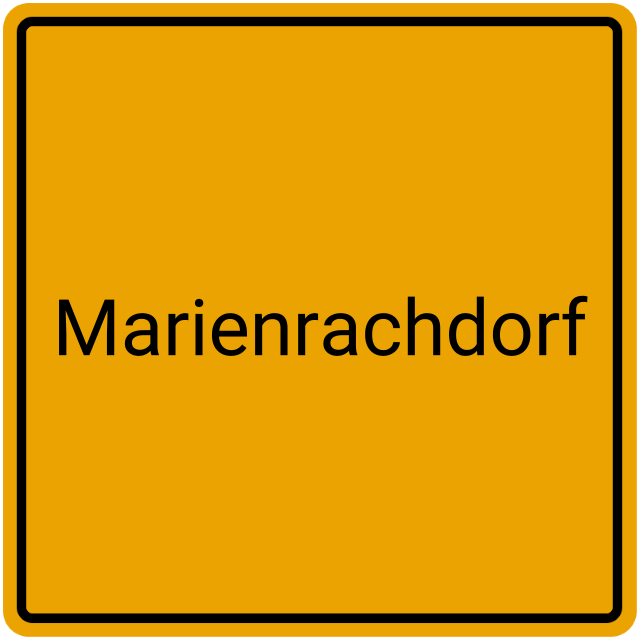 Meldebestätigung Marienrachdorf